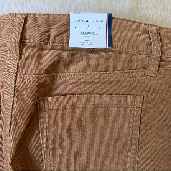 Tommy Hilfiger Tan Corduroy straight leg pants - Picture 7 of 10